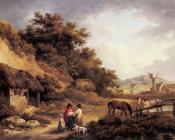 乔治 莫兰 : Wayside Gossips